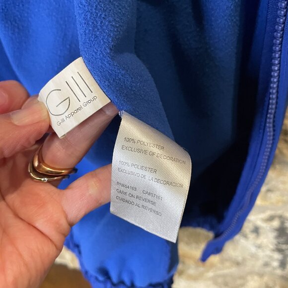 NFL New York Giants Football Zip Up Men's Track Jacket - Picture 6 of 7